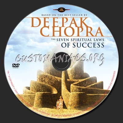 Deepak Chopra: The Seven Spiritual Laws Of Success dvd label