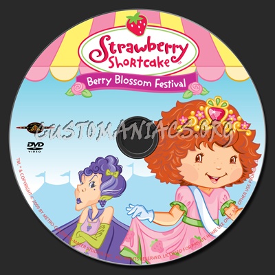 Strawberry Shortcake Berry Blossom Festival dvd label