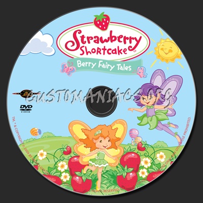 Strawberry Shortcake Berry Fairy Tales dvd label