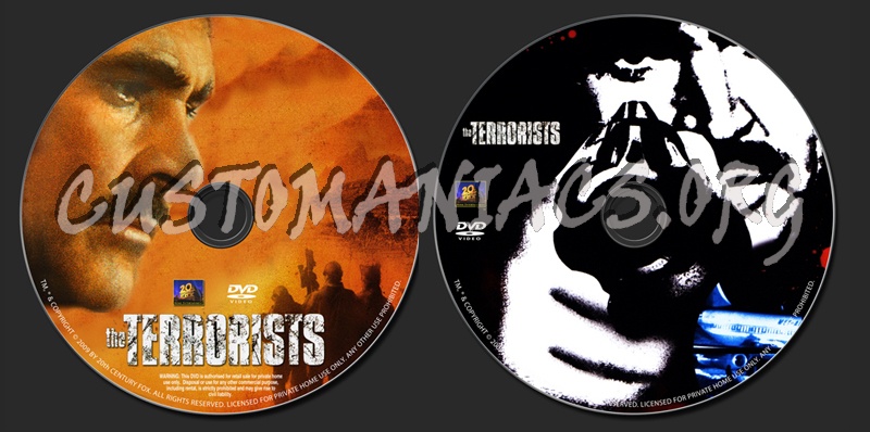 The Terrorists dvd label