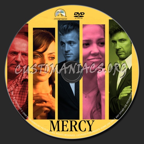 Mercy dvd label