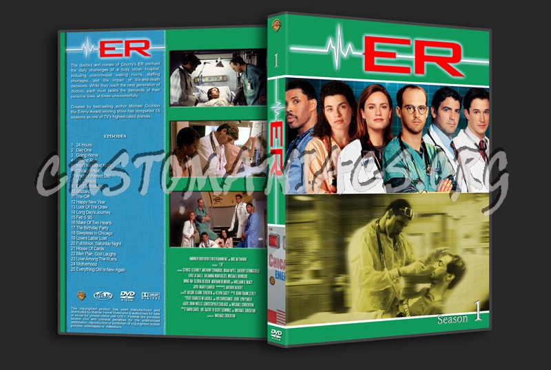 ER Emergency Room dvd cover