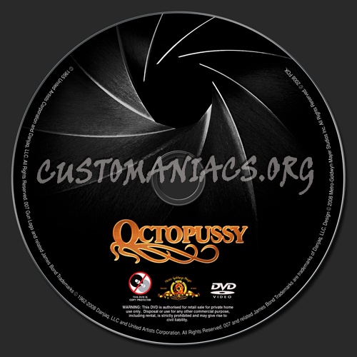 Octopussy dvd label