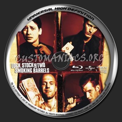 Lock, Stock And Two Smoking Barrels blu-ray label