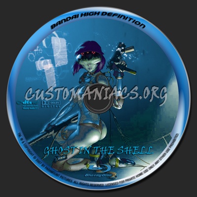 Ghost in the Shell blu-ray label