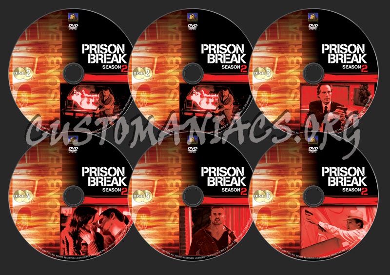 Prison Break Season 2 dvd label