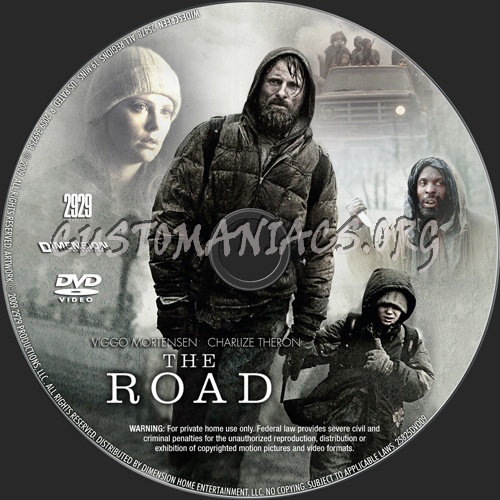 The Road dvd label