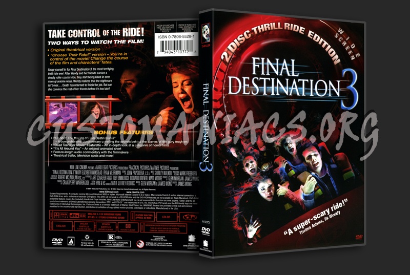 Final Detination 3 dvd cover