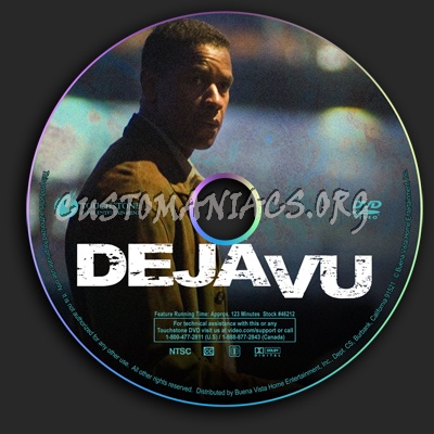 Deja Vu dvd label