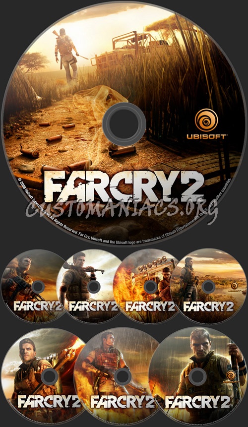 Far Cry 2 dvd label