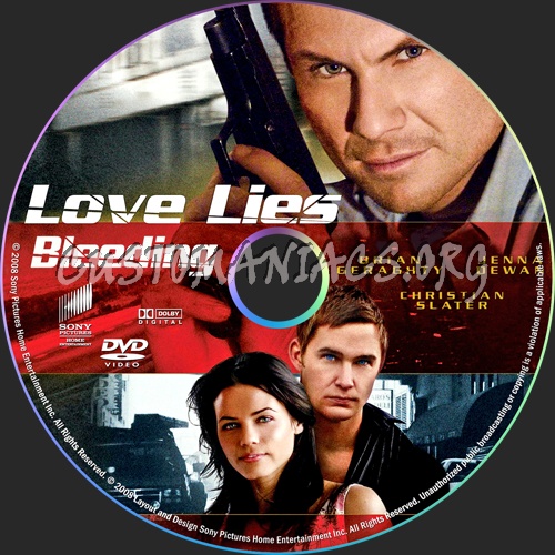 Love Lies Bleeding dvd label