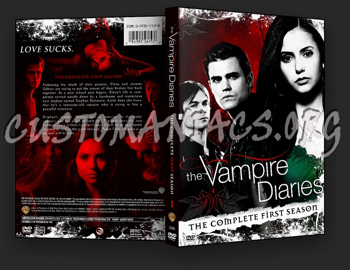 The Vampire Diaries - Season 1 dvd cover