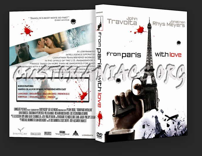 From Paris With Love dvd cover