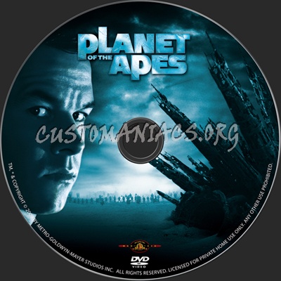 The Planet Of The Apes dvd label - DVD Covers & Labels by Customaniacs ...