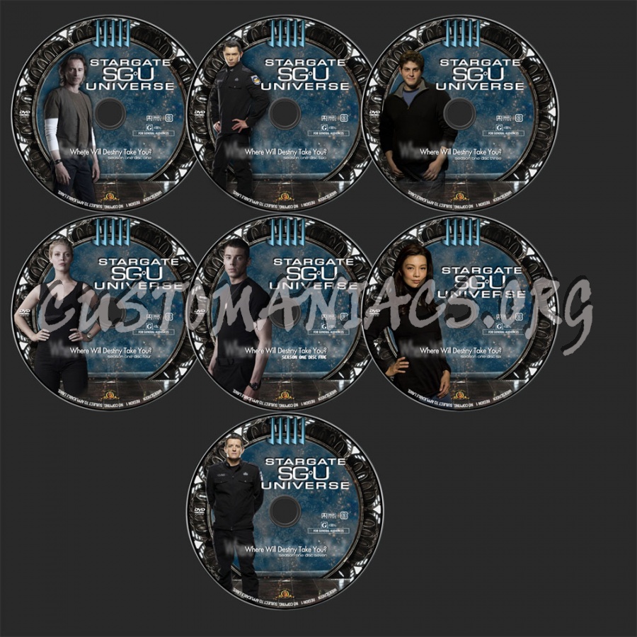 Stargate Universe dvd label