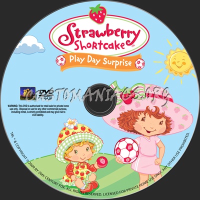 Strawberry Shortcake-Play Day Surprise dvd label