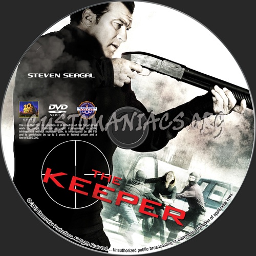 The Keeper dvd label