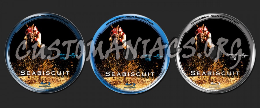 Seabiscuit dvd label