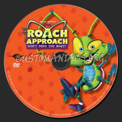 Roach Approach-Don't Miss The Boat dvd label