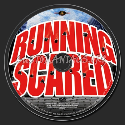 Running Scared dvd label