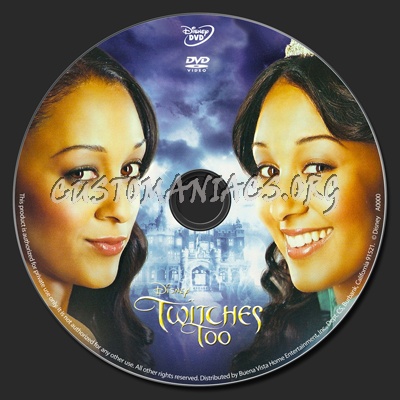 Twitches Too dvd label