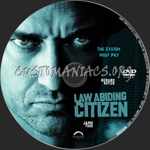 Law Abiding Citizen dvd label