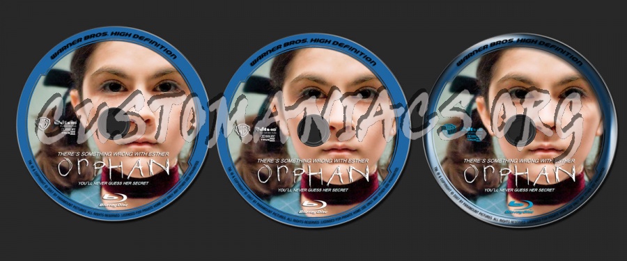 Orphan blu-ray label