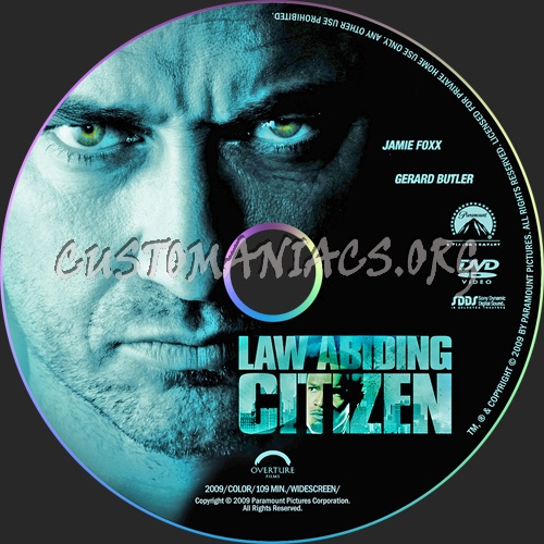 Law Abiding Citizen dvd label