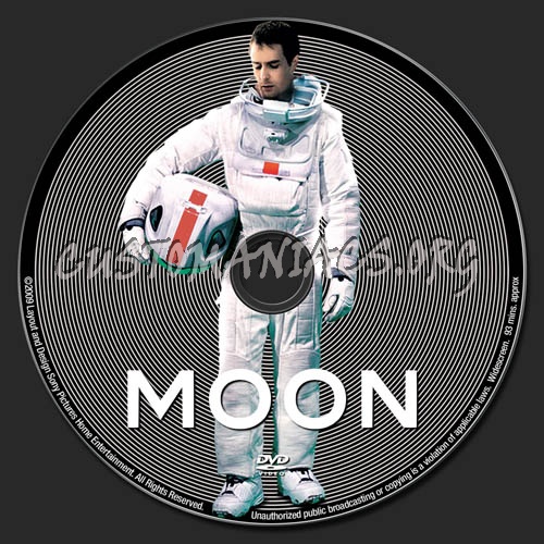 Moon dvd label