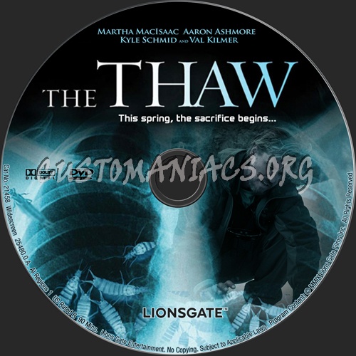 The Thaw dvd label