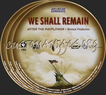 We Shall Remain dvd label