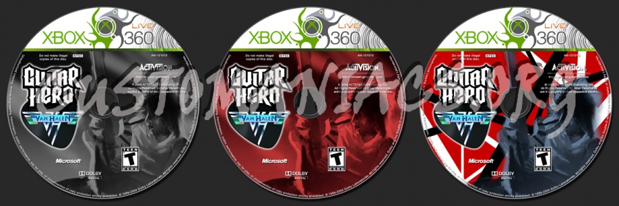 Guitar Hero Van Halen dvd label