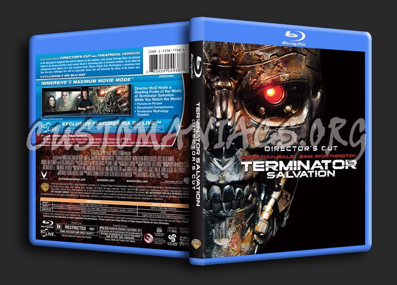 Terminator Salvation blu-ray cover