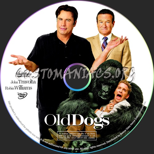 Old Dogs dvd label