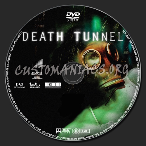 Death Tunnel dvd label