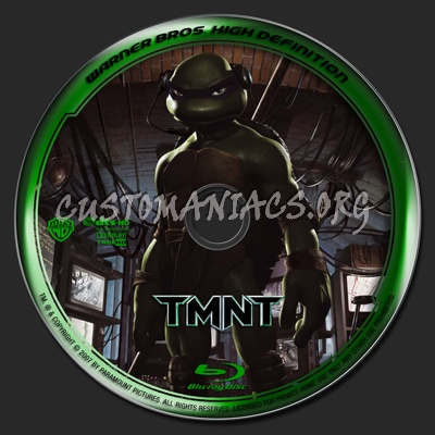 Tmnt blu-ray label