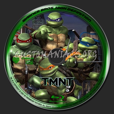 Tmnt blu-ray label