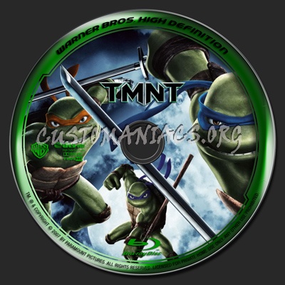 Tmnt blu-ray label