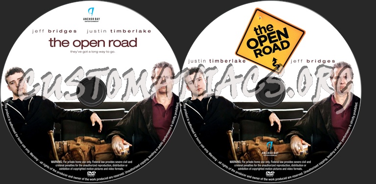 The Open Road dvd label