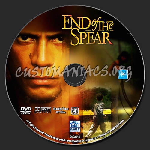End Of The Spear dvd label - DVD Covers & Labels by Customaniacs, id ...
