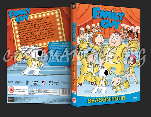 Family Guy Season 4 dvd cover