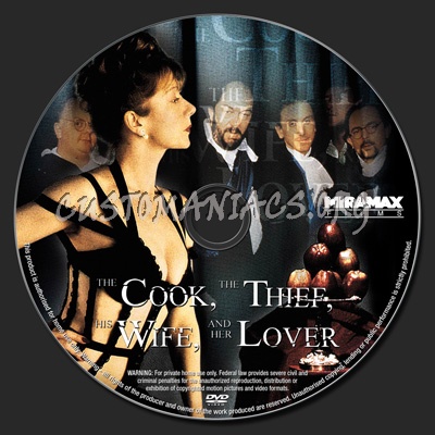 The Cook, The Thief, His Wife and Her Lover dvd label