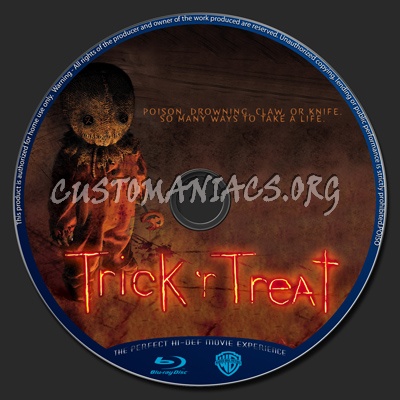 Trick 'r Treat blu-ray label