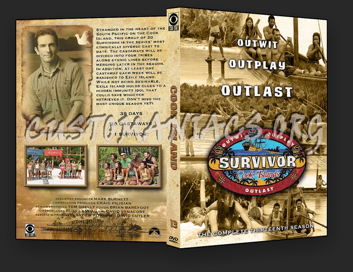 Survivor Cook Islands - Season 13 dvd cover