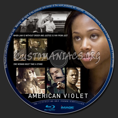 American Violet blu-ray label