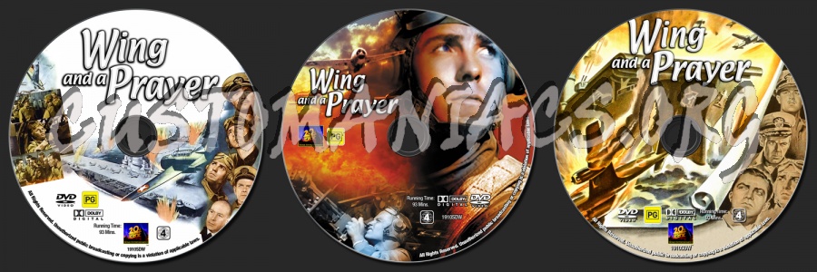 Wing And A Prayer dvd label