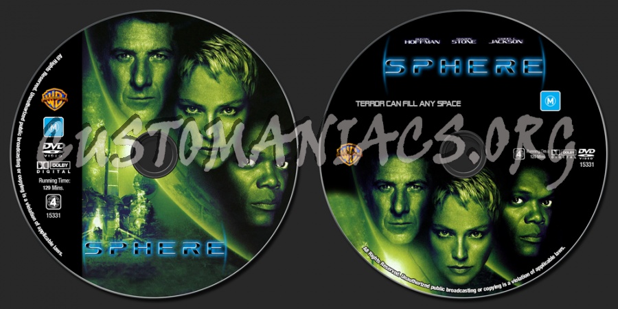 Sphere dvd label