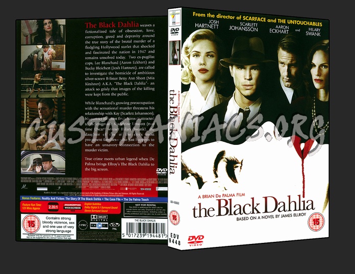 The Black Dalia dvd cover