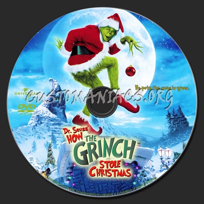How The Grinch Stole Christmas dvd label