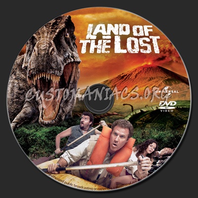 Land Of The Lost dvd label